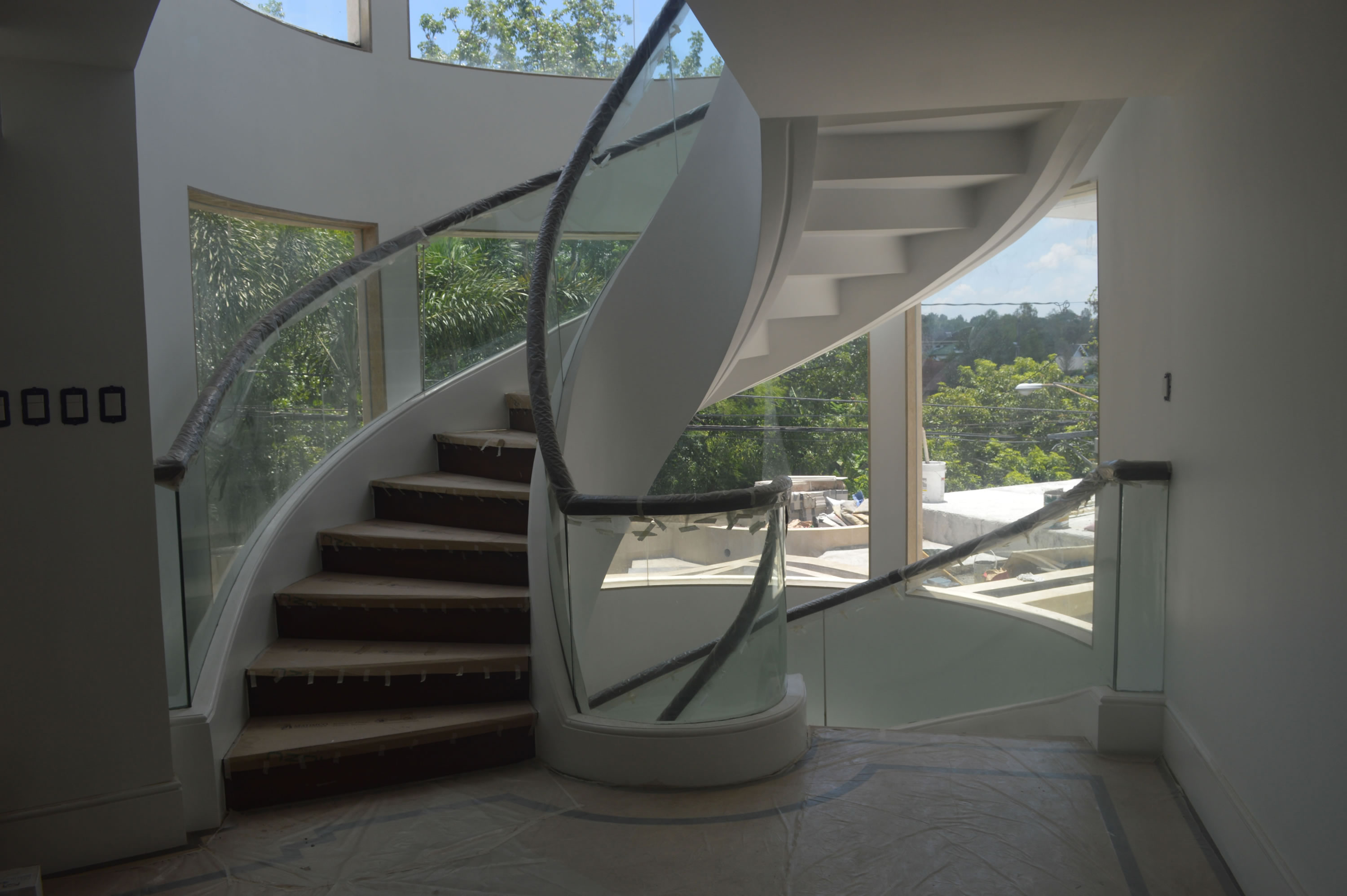 Glass Railing Curved Glass Railings Philippines, Glass Railing